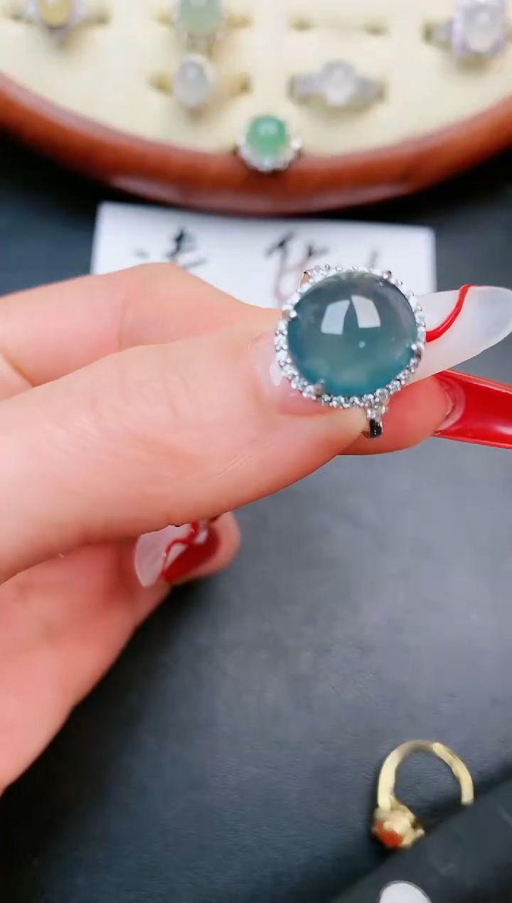 【闪购商品】翡翠戒指银S925镶嵌.....
