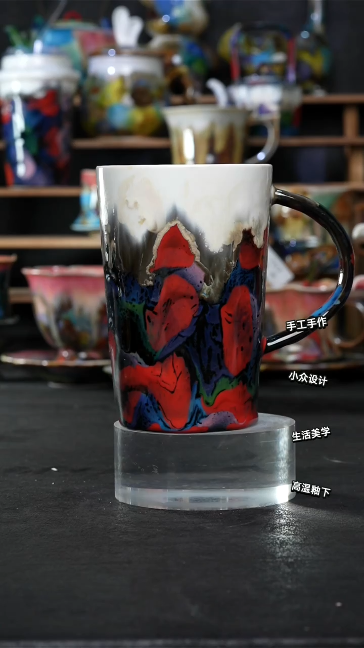 设计师款景德镇森涩手创陶瓷（食品级）813