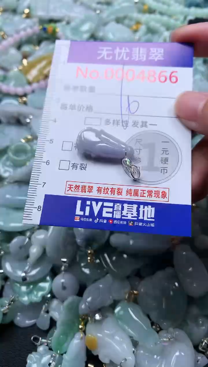 颈饰未镶嵌翡翠4866