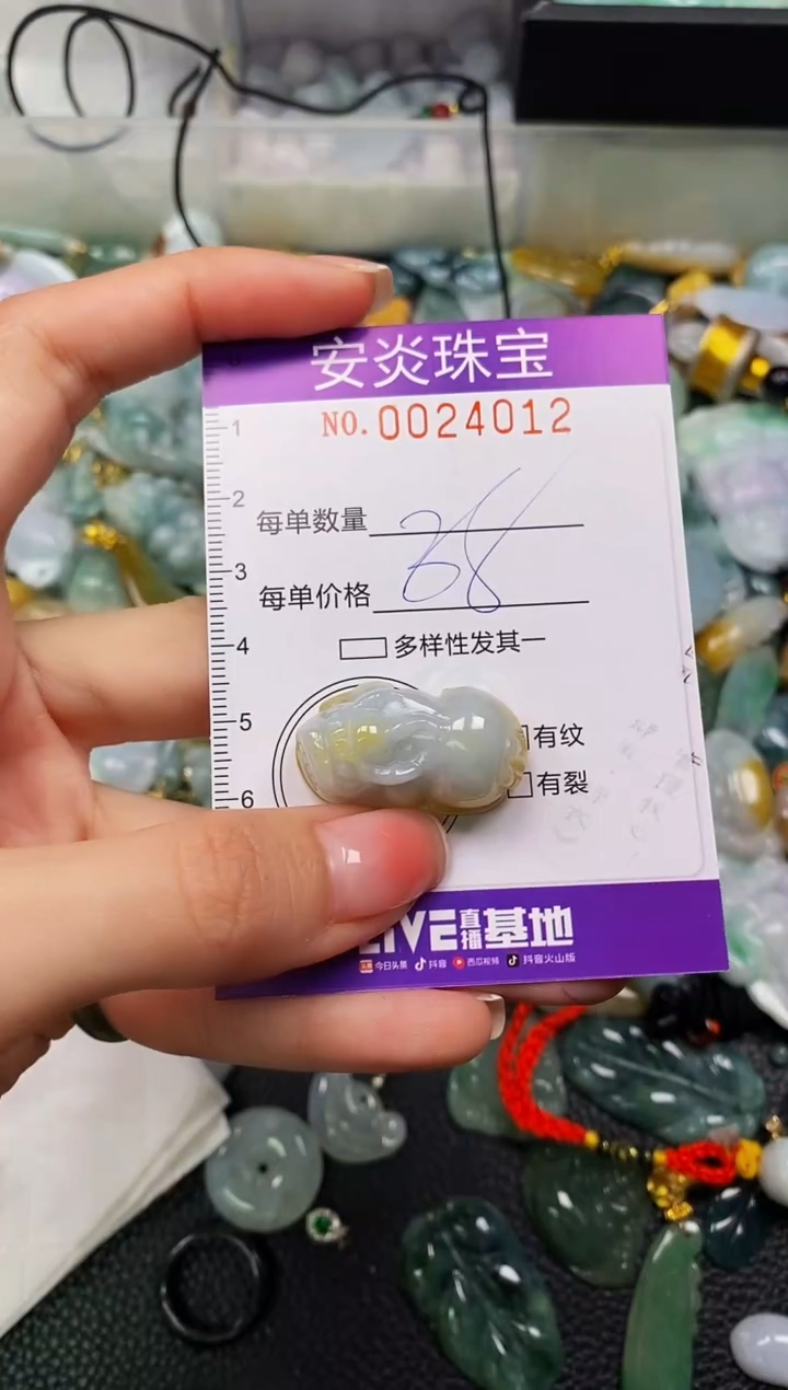 颈饰未镶嵌翡翠闪购0024012