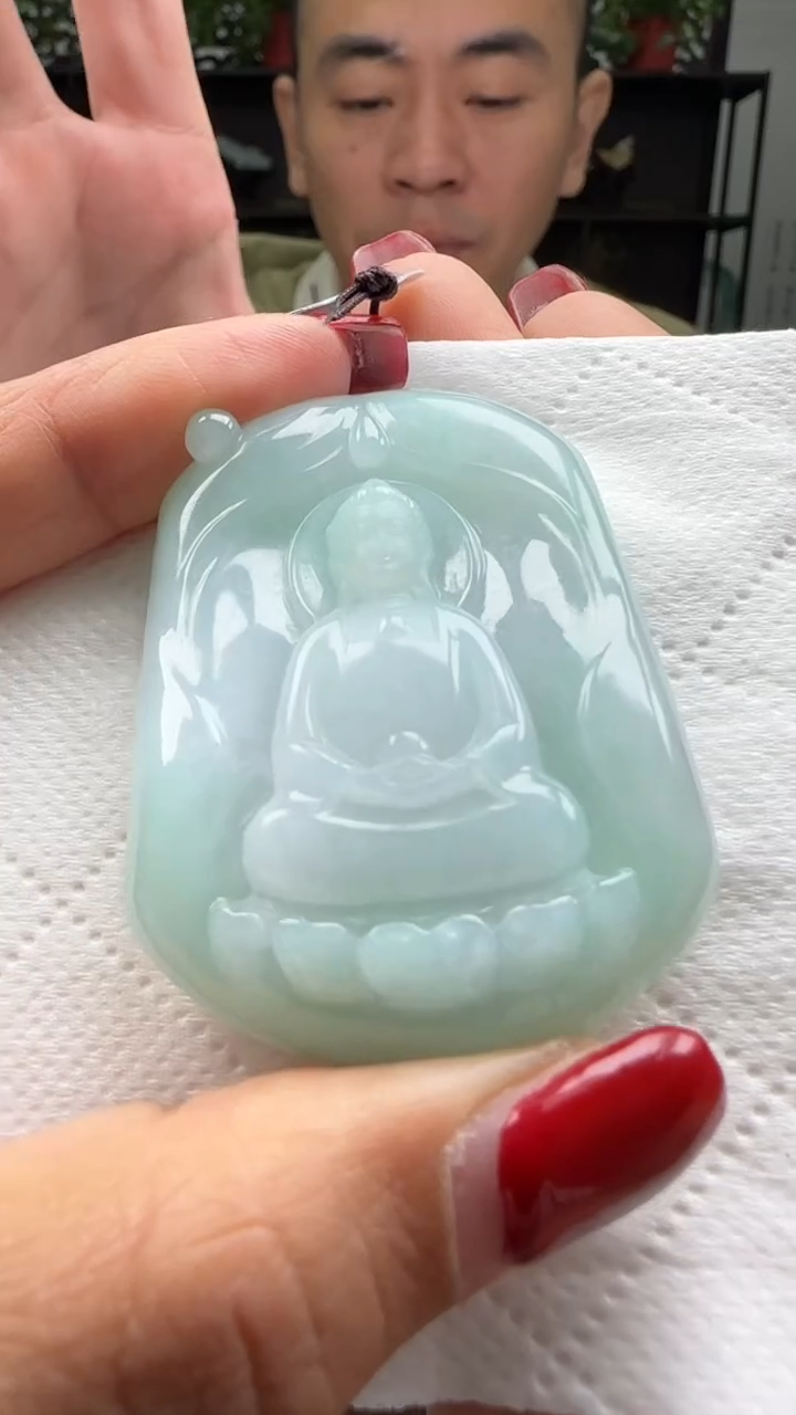 【闪购商品】翡翠颈饰未镶嵌天然翡翠A货吊坠