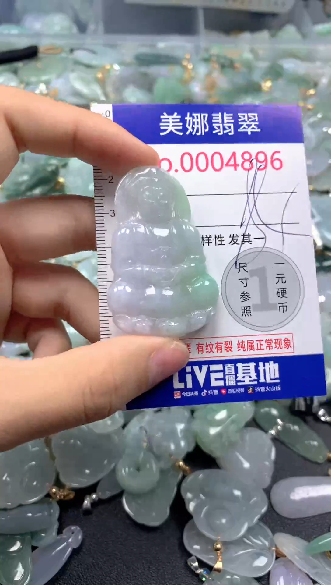 颈饰未镶嵌翡翠4896
