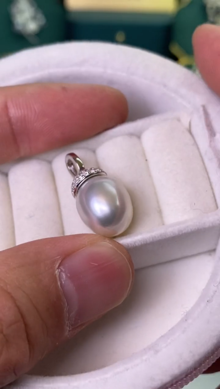 【闪购商品】海水珍珠颈饰银S925镶嵌12-13