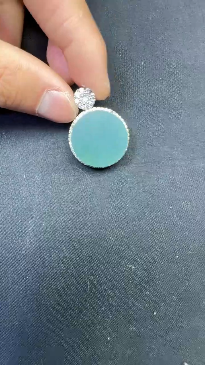 【闪购商品】定制翡翠未镶嵌无事牌1