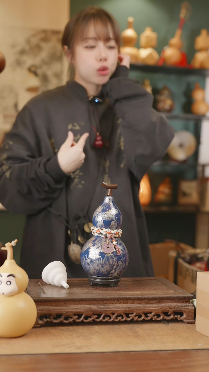 【闪购商品】250号精品天然大漆工艺防渗内胆酒葫芦~