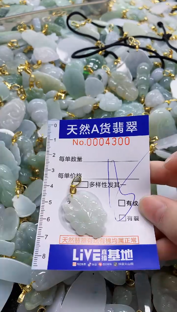 颈饰未镶嵌翡翠天然A货翡翠
