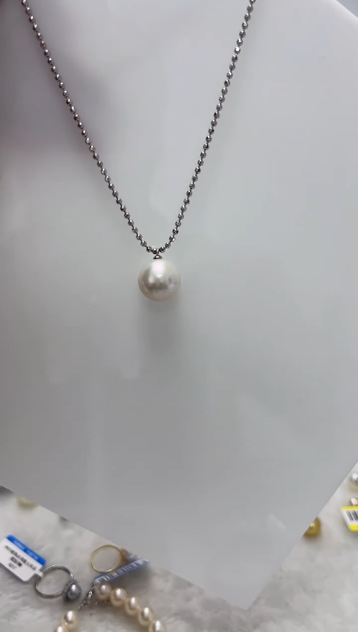 【闪购商品】淡水珍珠DA银S925镶嵌套链 A924