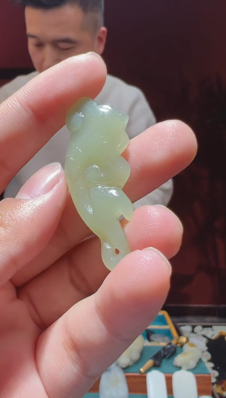 【闪购商品】和田玉吊坠(不含链)未镶嵌1