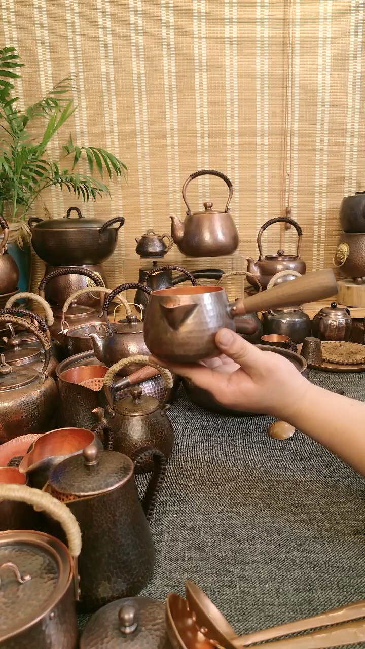 【闪购商品】紫铜400M L煮茶罐