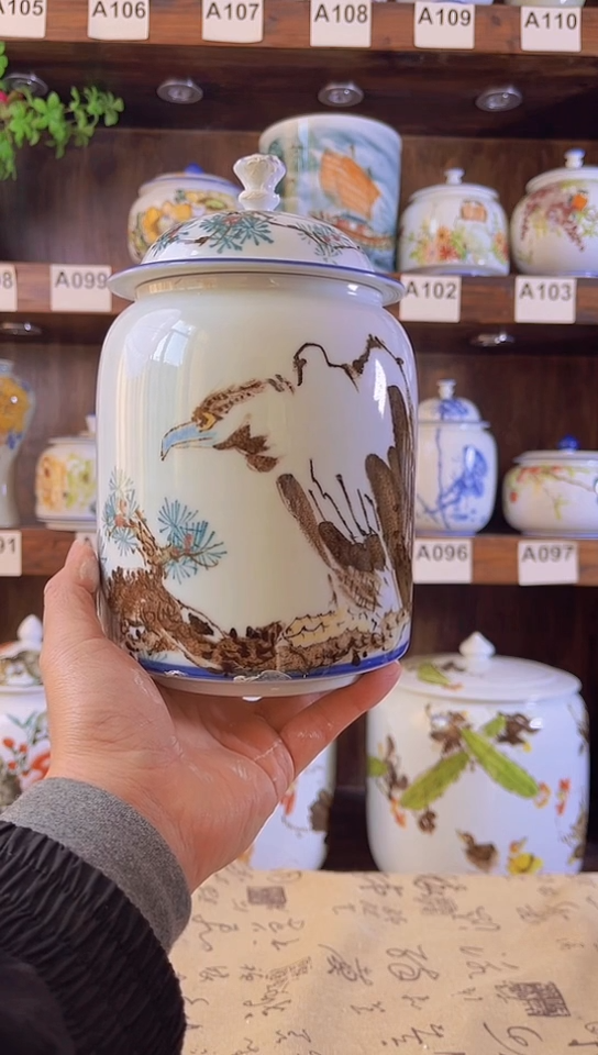 迎君陶瓷纯手工手绘  11