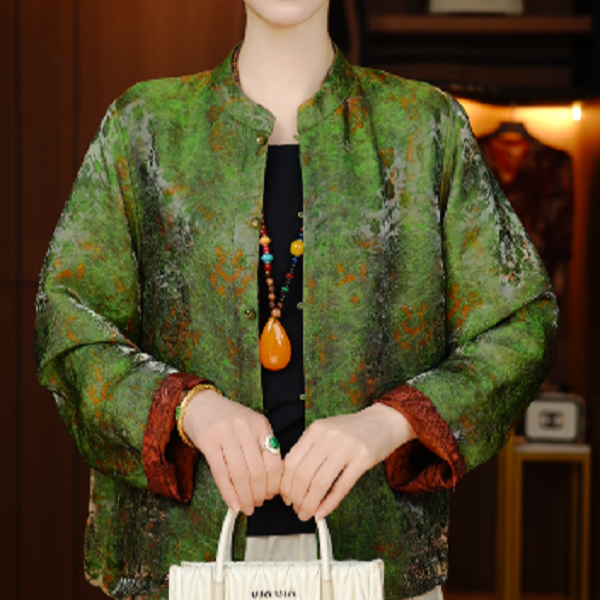 新款衬衫女时尚显瘦优雅洋气气质休闲印花百搭衬衫V25P1082