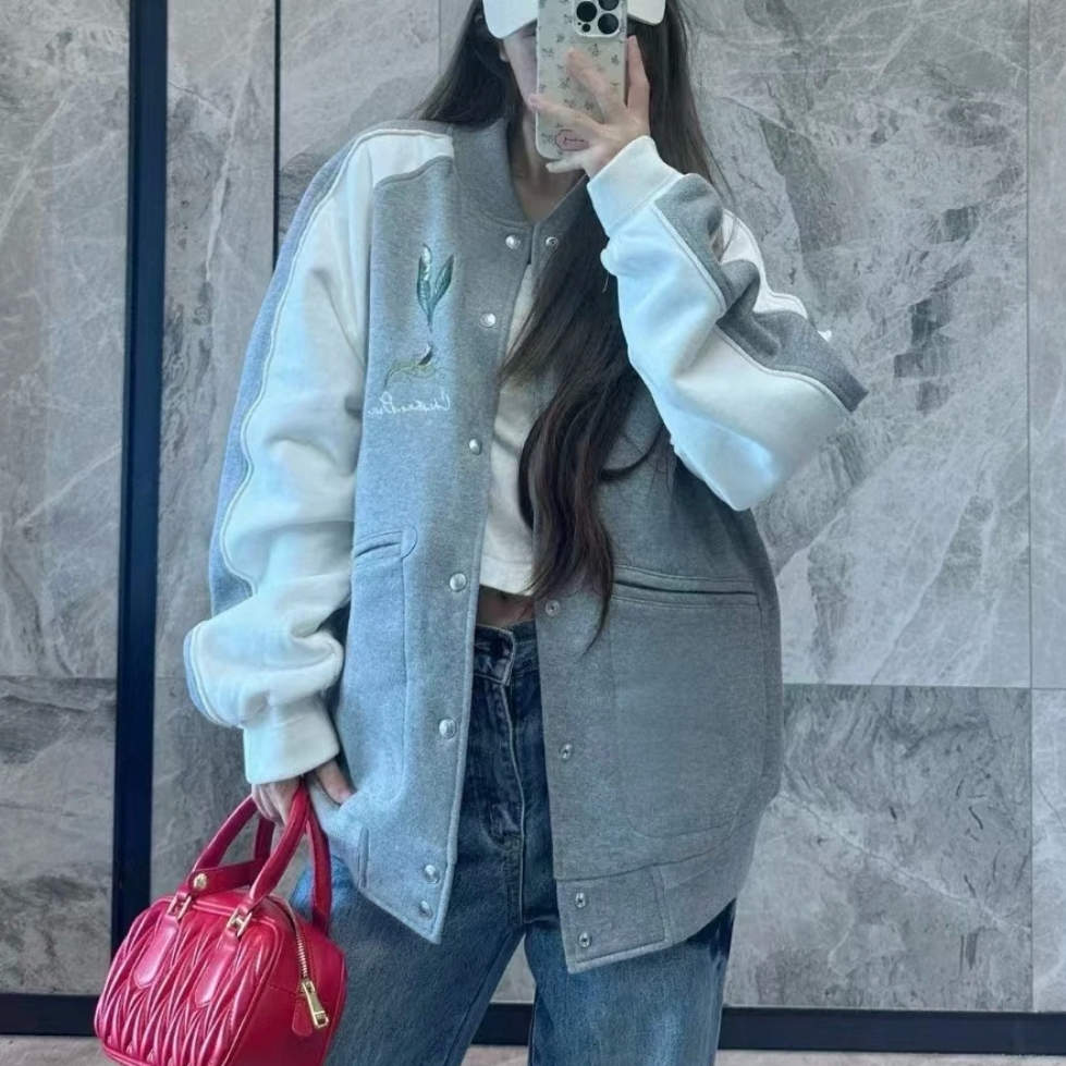 未使用 DIOR/迪奥 汤/P234865490/棒球服 灰色 XS