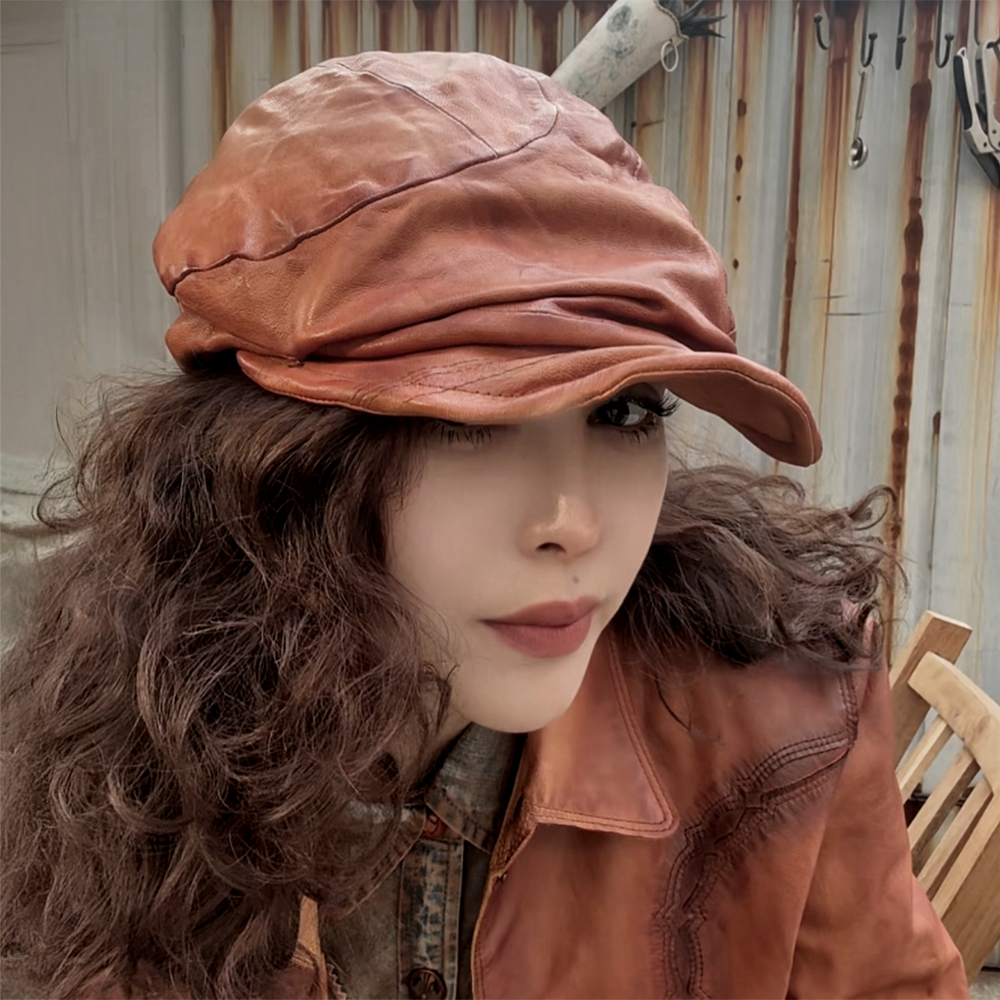 ZOMACK/佐马克贝雷帽子美式复古着八角帽做旧男士机车雅痞堆堆潮