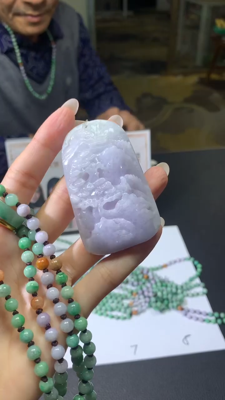 【闪购商品】定制翡翠未镶嵌不退不换CMH1件-A