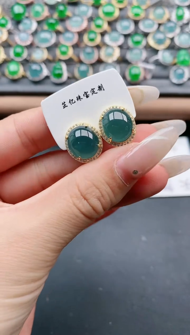 【闪购商品】翡翠戒指银S925镶嵌111111
