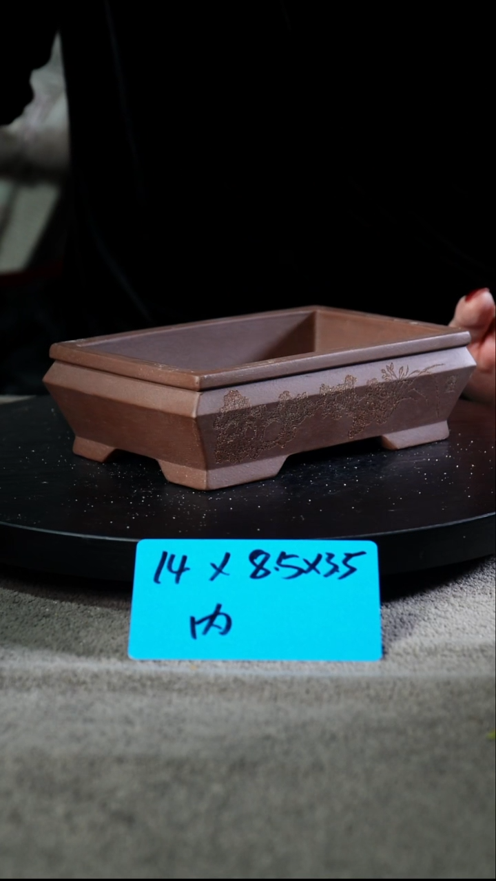 宜兴紫砂花盆小花盆