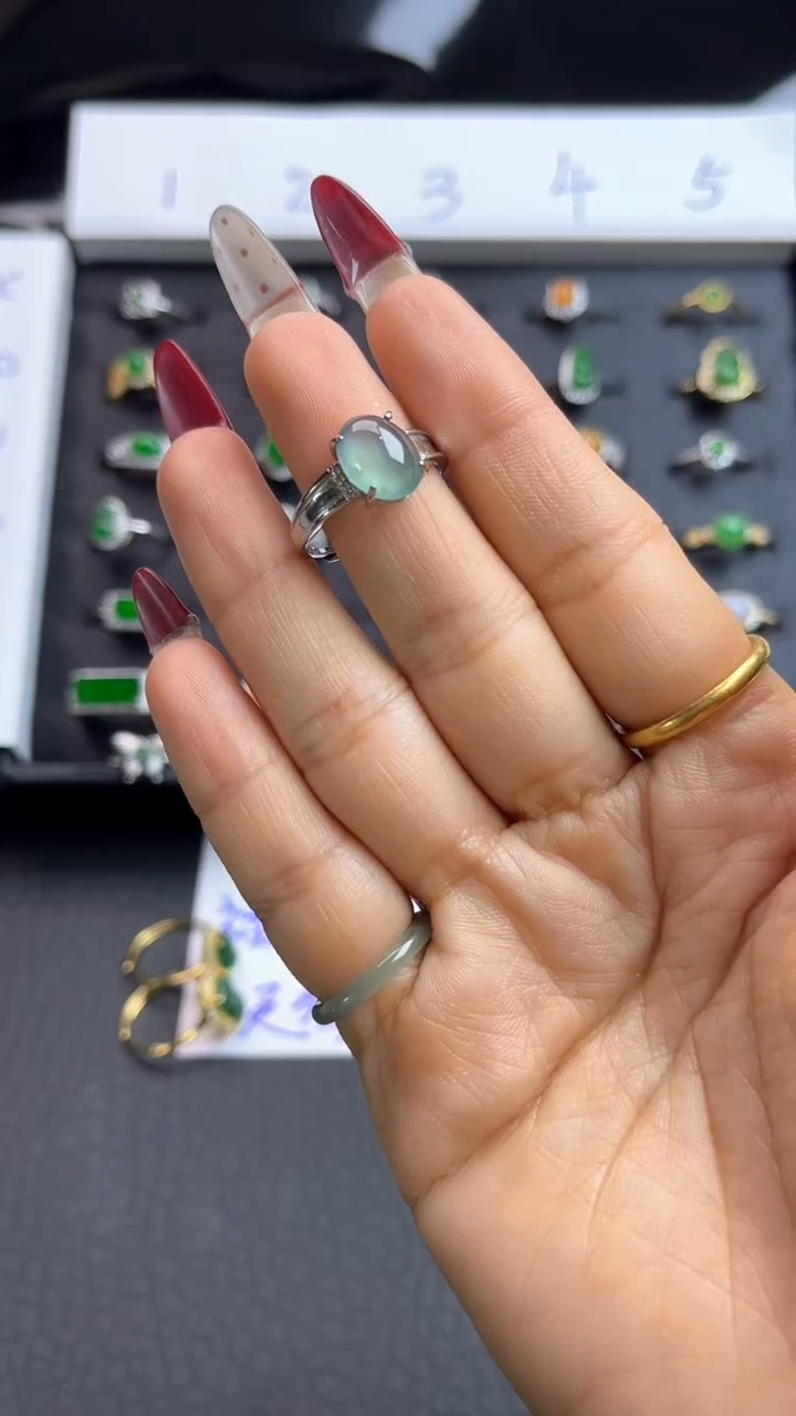 【闪购商品】翡翠戒指未镶嵌女款