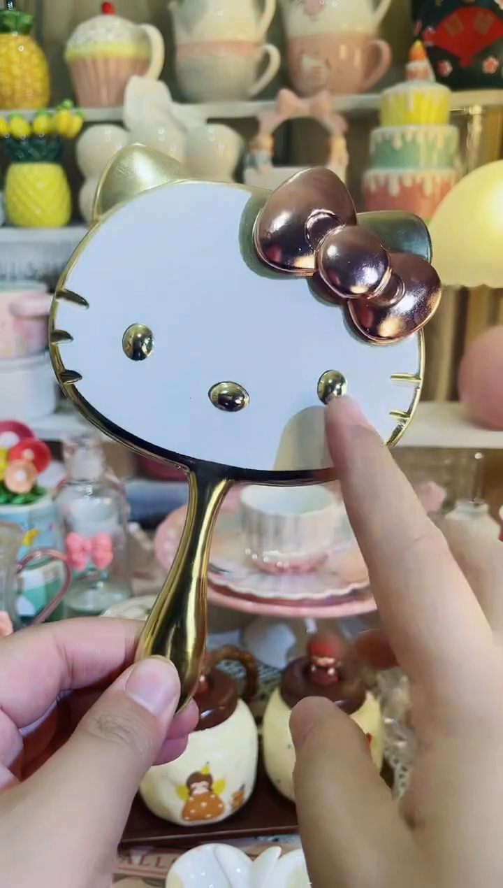 【闪购商品】瓷片发货快，质量好，放心拍， 化妆手柄镜