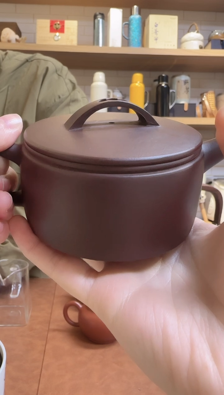 【闪购商品】宜兴紫泥汉瓦壶汉瓦壶