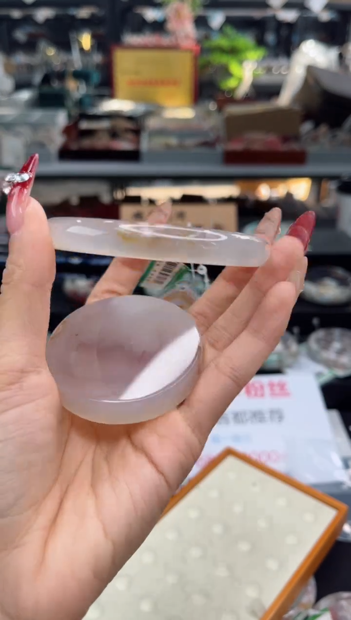 【闪购商品】石英质玉手镯未镶嵌60圈口（赠品镯心）3507951