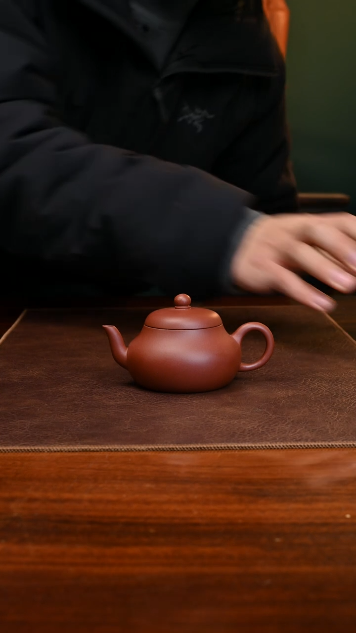 【闪购商品】紫砂茶壶红皮龙君德120cc