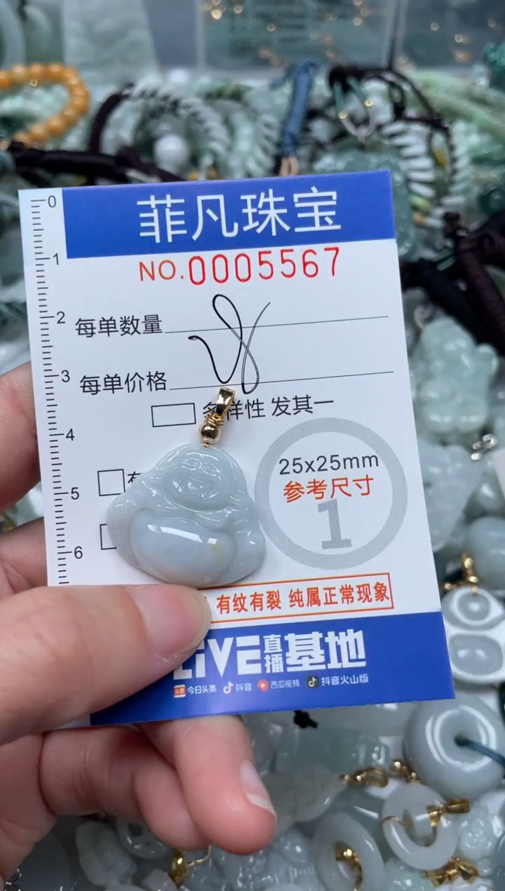 【闪购商品】翡翠颈饰未镶嵌00..5567