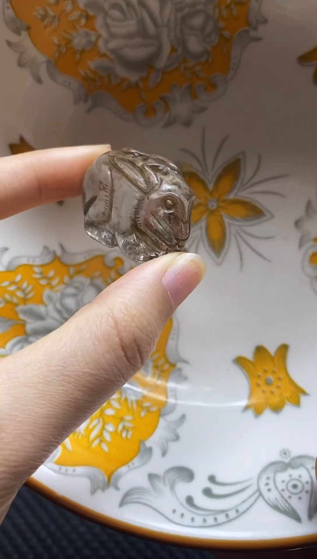 瓷片瓷片 瓷器 摆件 1个