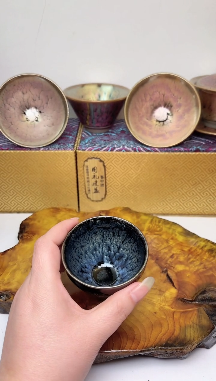 【闪购商品】茶盏春申阁福利1只，小束口蓝羽