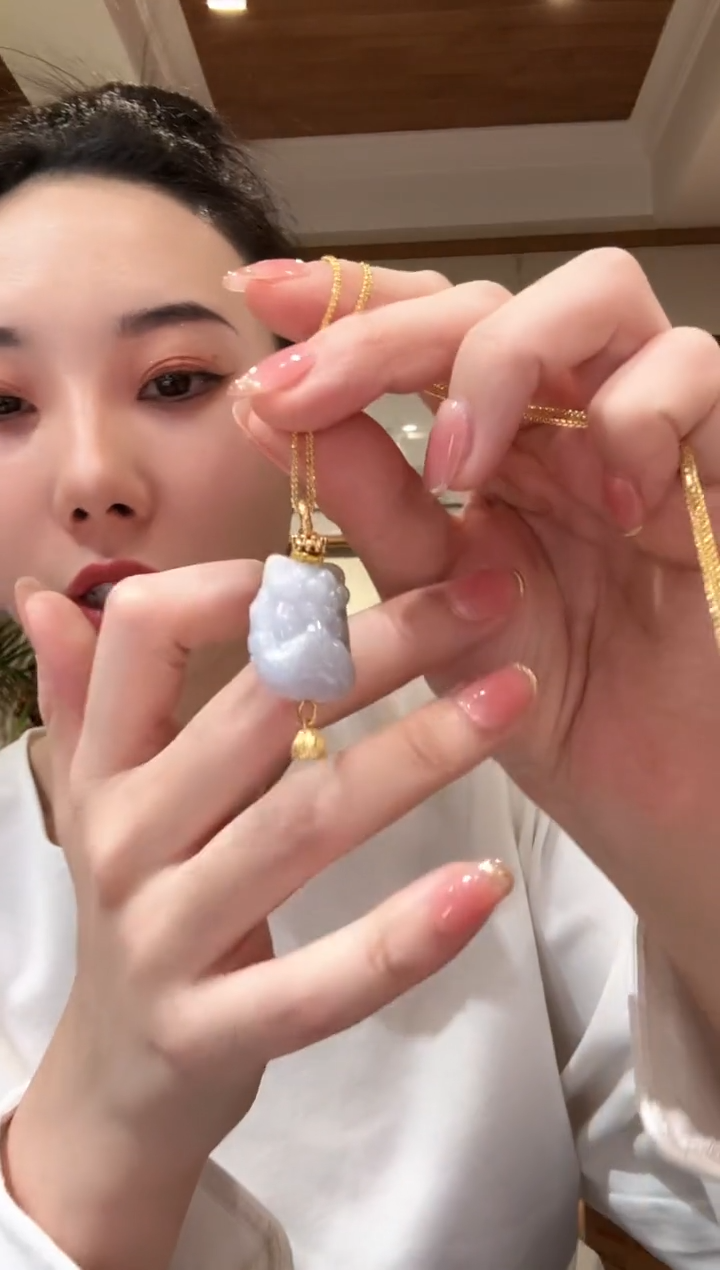 【闪购商品】翡翠颈饰未镶嵌国风