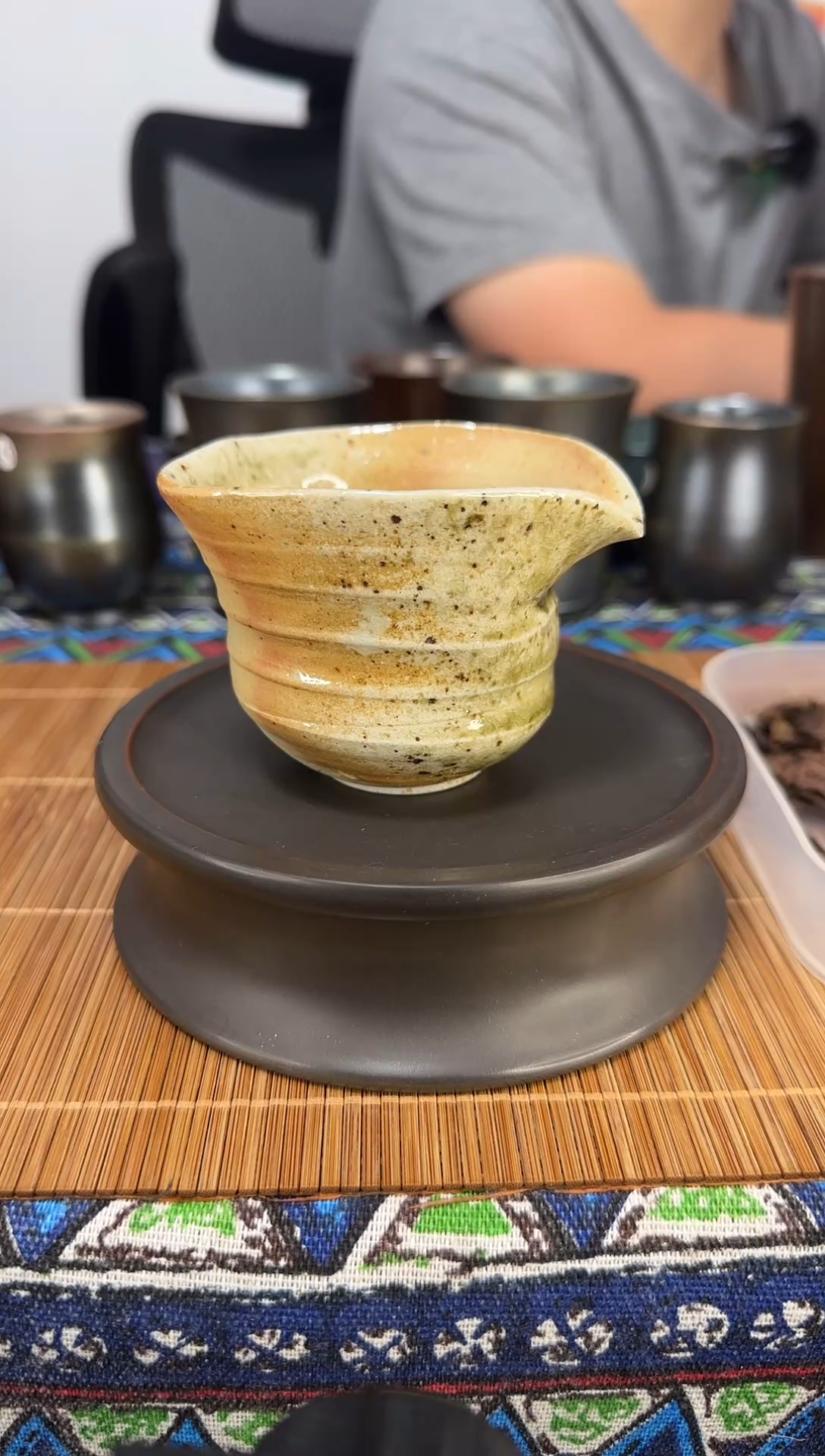 公道杯全手工柴烧100毫升