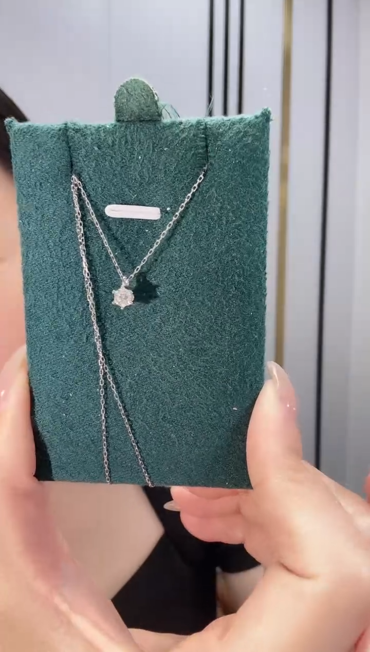 套链18K金镶嵌钻石六爪套链