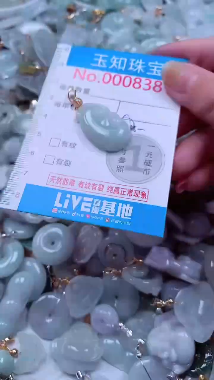吊坠(不含链)未镶嵌翡翠8381