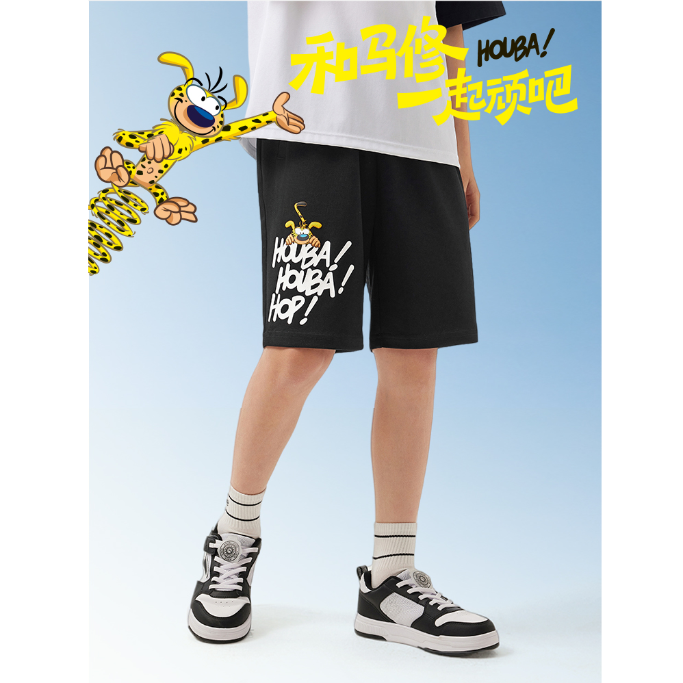 安踏儿童×长尾豹马修比利时ip首度重磅联名款短裤！