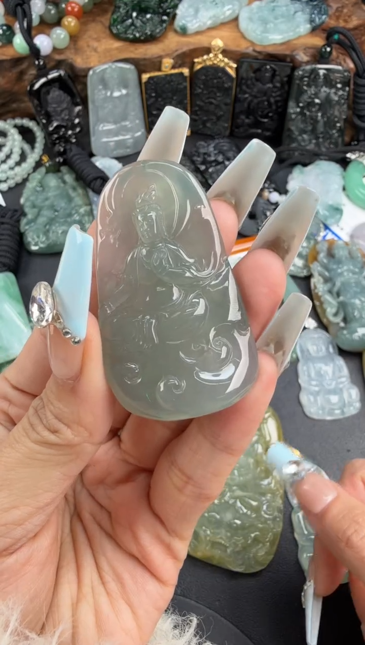 吊坠(不含链)未镶嵌翡翠翡翠饰品-233