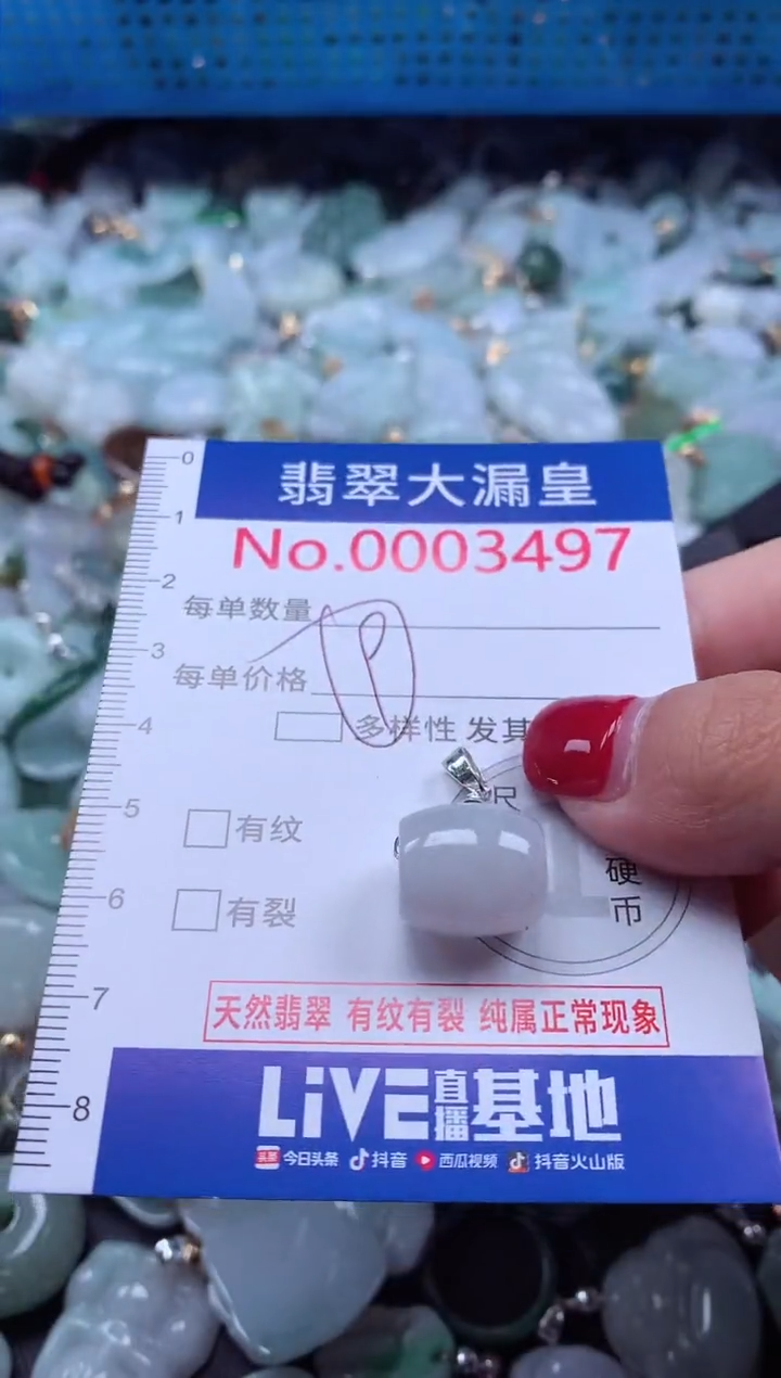 颈饰未镶嵌翡翠3497