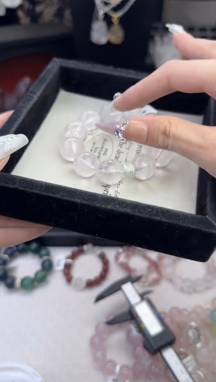 水晶手链未镶嵌天然水晶 多样性发货