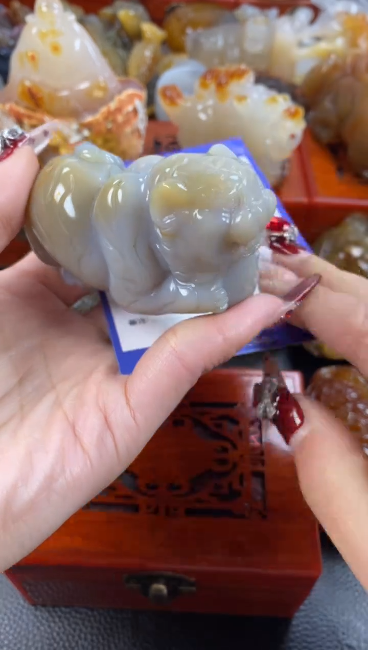 【闪购商品】玛瑙/玉髓手把未镶嵌11