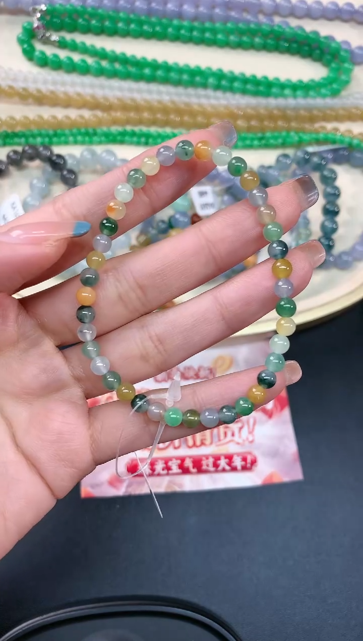 【闪购商品】翡翠手链未镶嵌手串A31|2800
