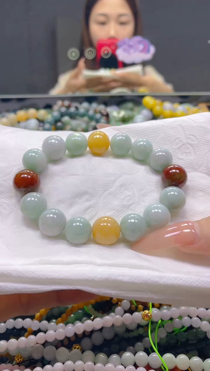 颈饰未镶嵌翡翠13MM