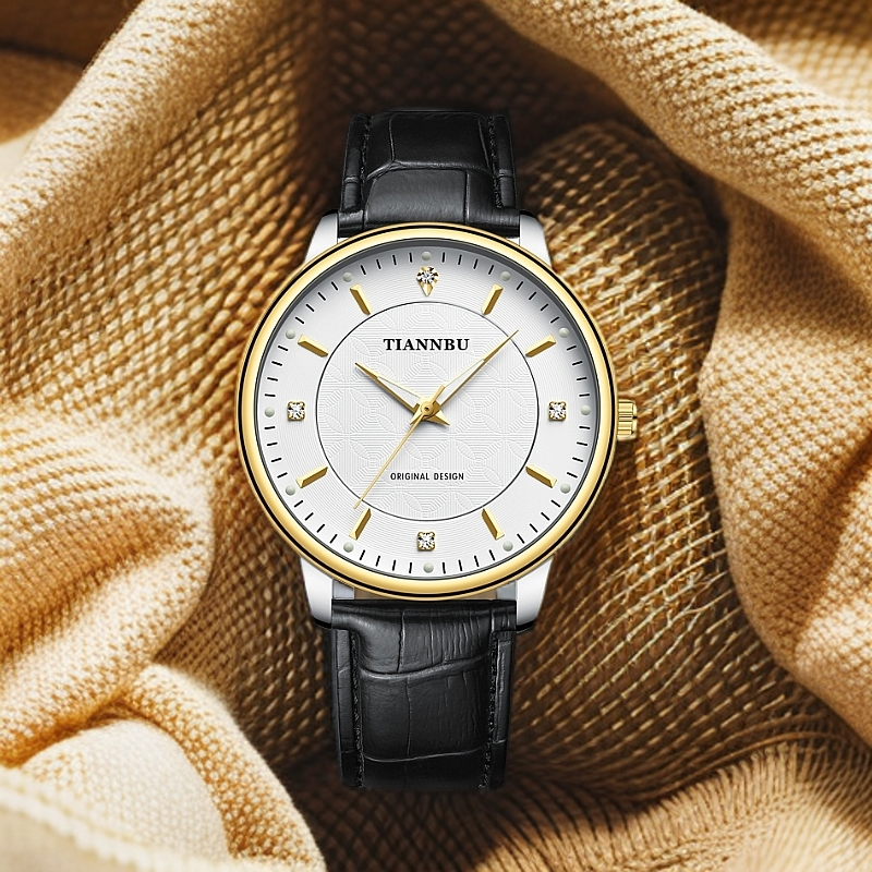 【新春补贴】--tianbo皇家一号--全新防水商务手表皮带款-31