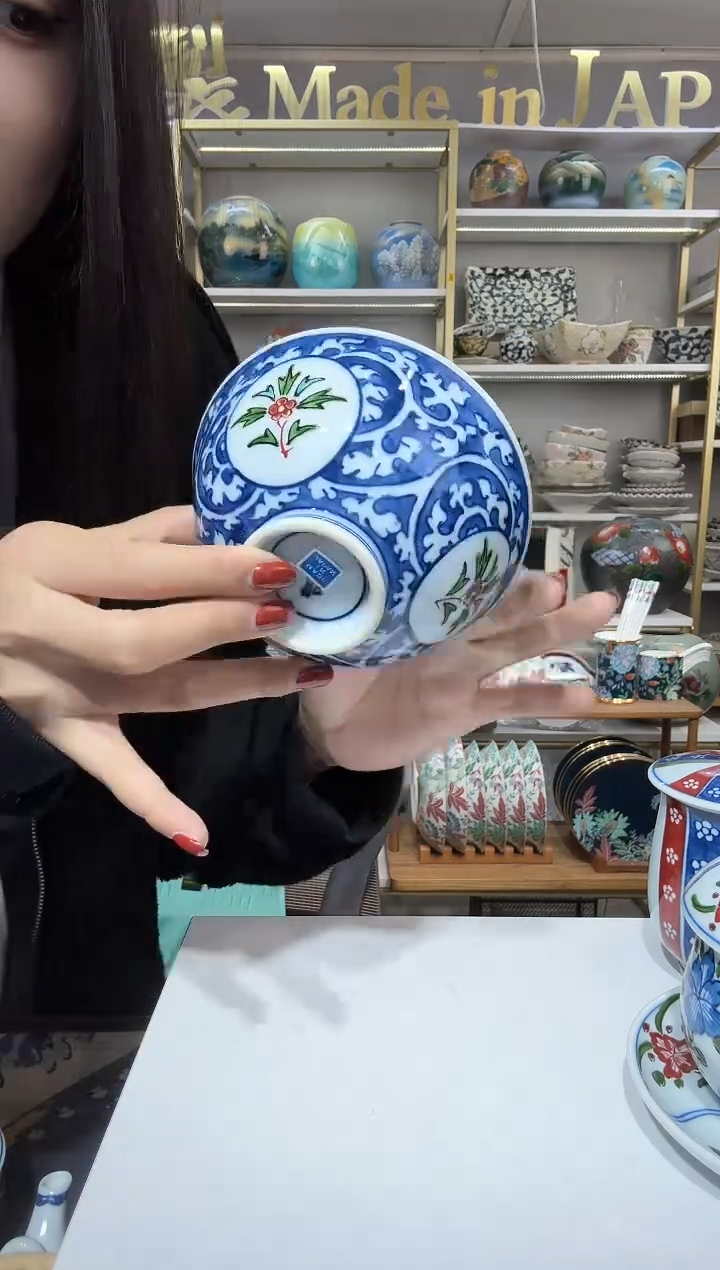 陶瓷12厘米饭碗一只装