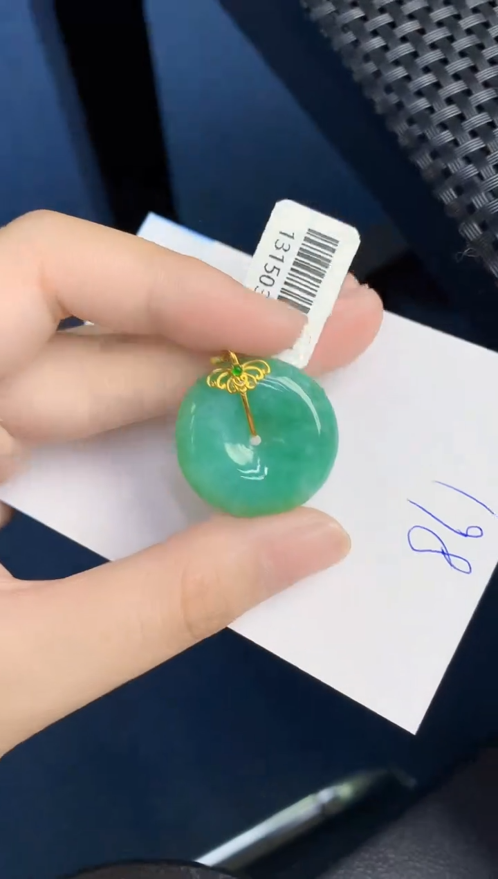 【闪购商品】翡翠18K金镶嵌颈饰000000000