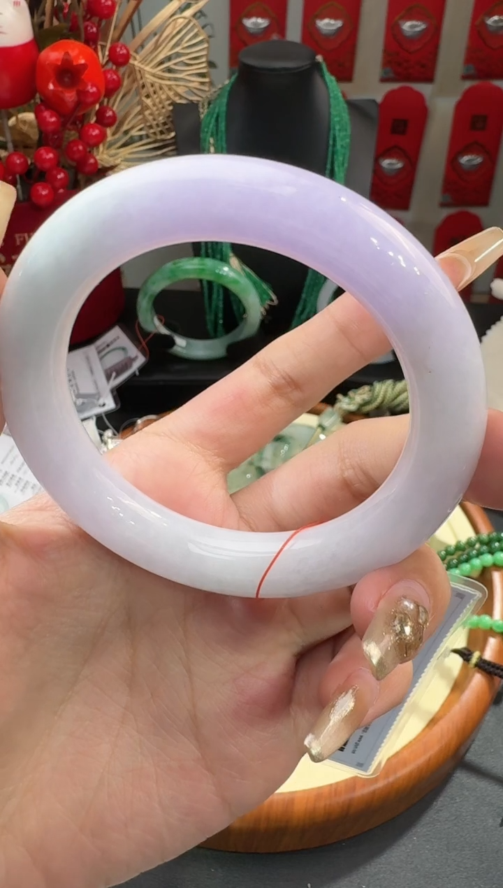 【闪购商品】翡翠手镯未镶嵌手镯53-54