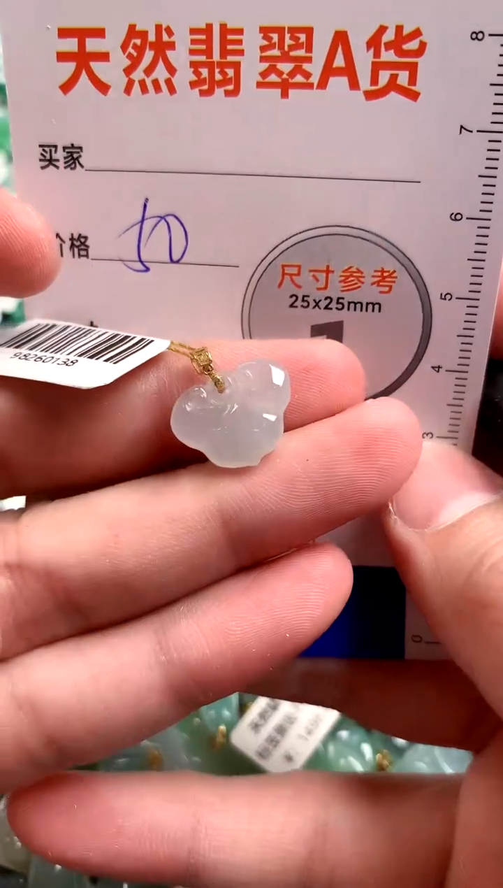 【闪购商品】翡翠颈饰18K金镶嵌13008687
