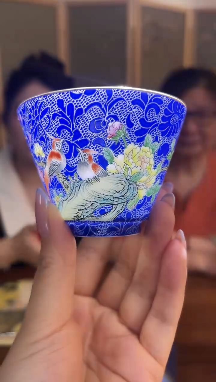 摆件景德镇张文月扒花专场500