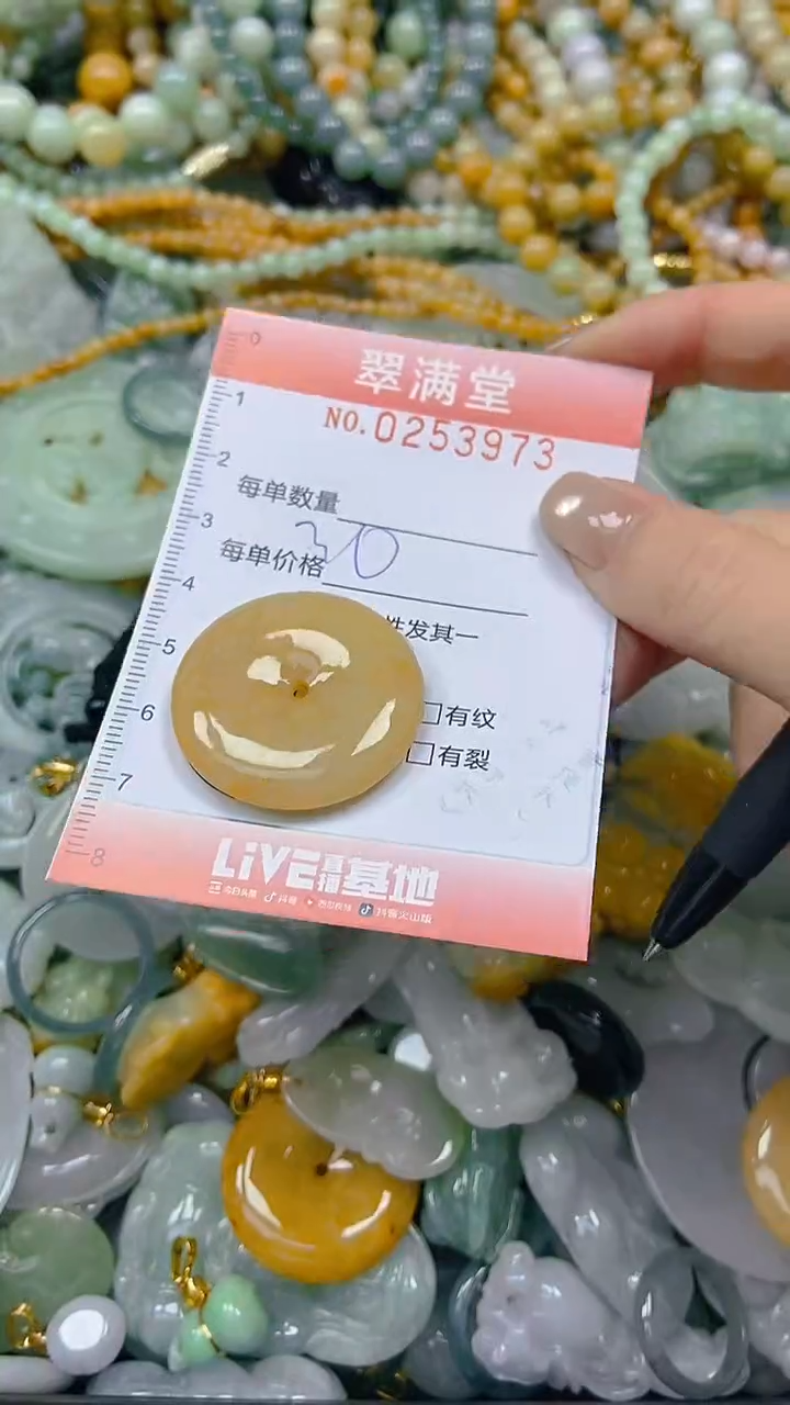 未镶嵌挂件翡翠闪购0253973