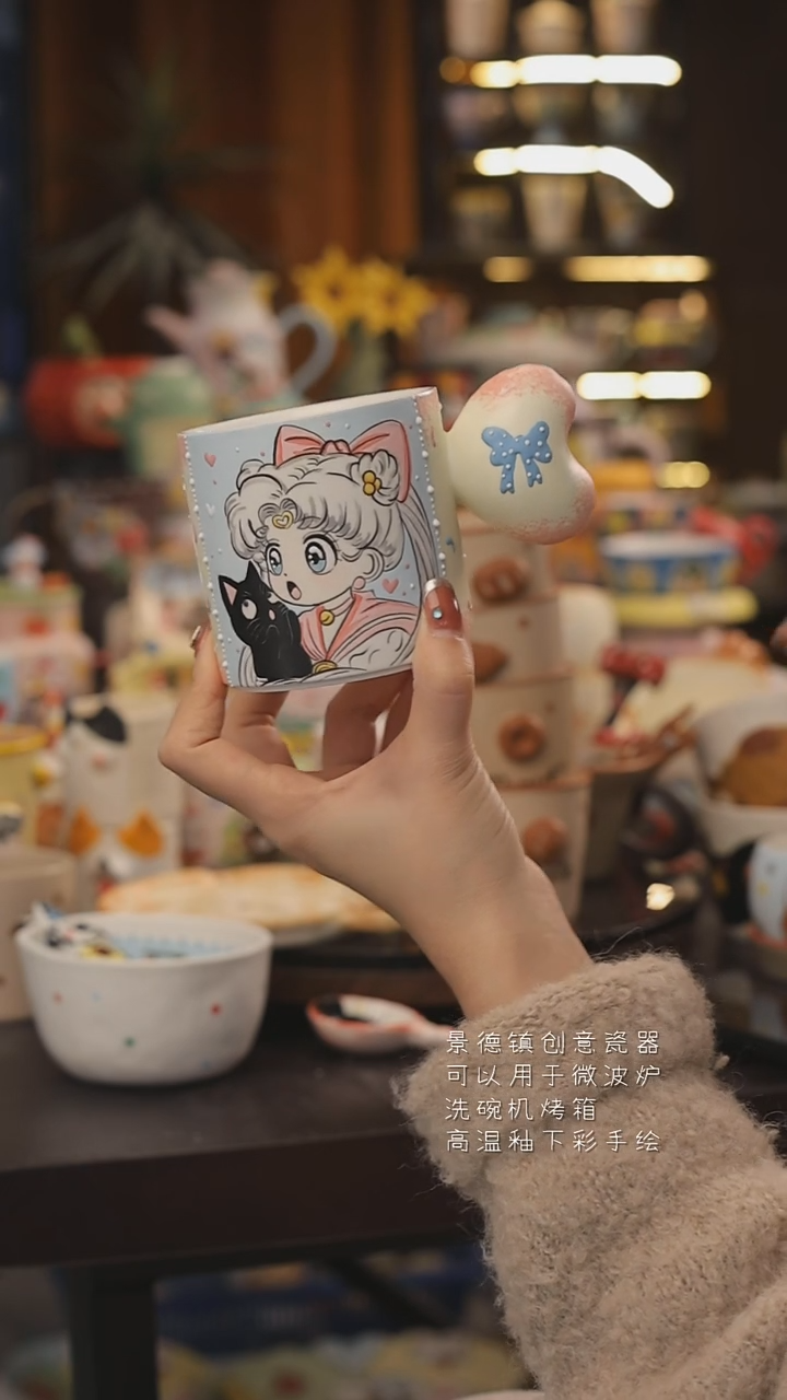 景德镇釉下彩绘设计师款式陶瓷