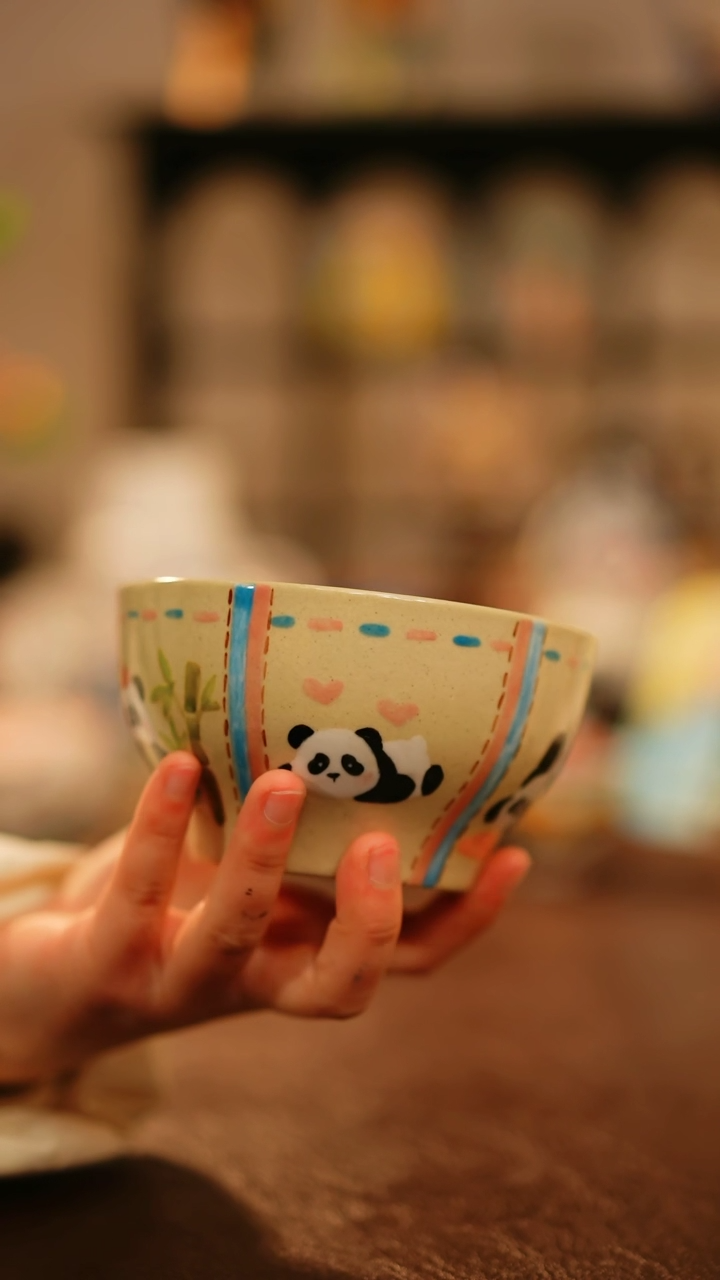 【闪购商品】杯景德镇高温釉下彩手绘陶瓷050