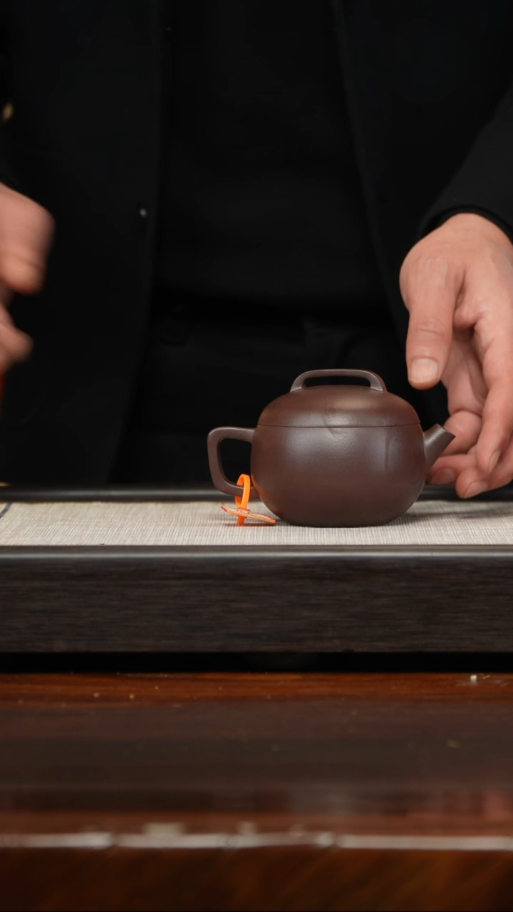 【闪购商品】紫砂茶壶老紫泥文旦