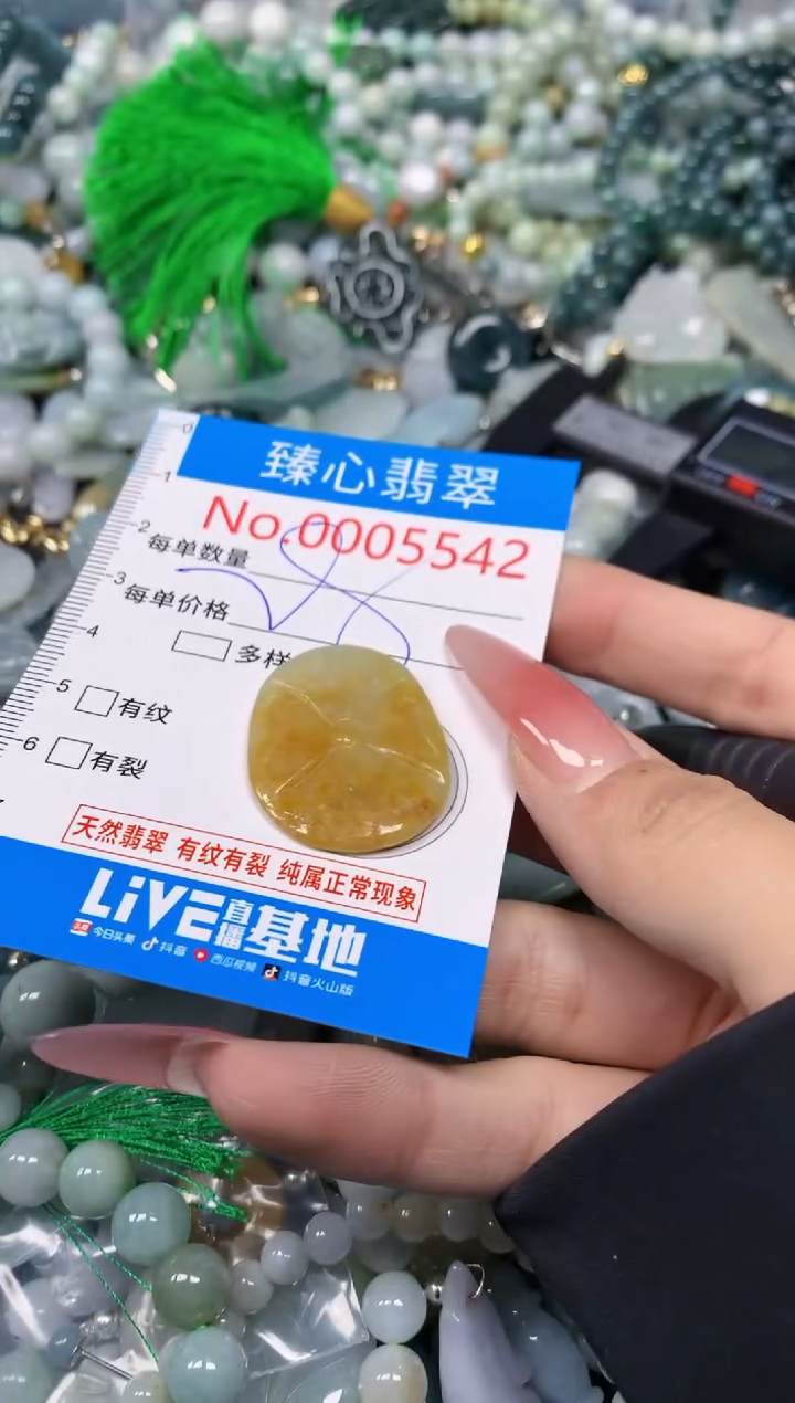 【闪购商品】翡翠颈饰未镶嵌含绳0005542